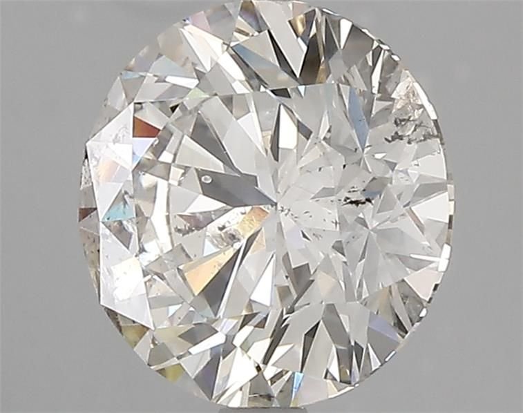 3.03ct J SI2 Rare Carat Ideal Cut Round Diamond