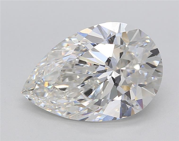 4.04ct G VS1 Rare Carat Ideal Cut Pear Lab Grown Diamond