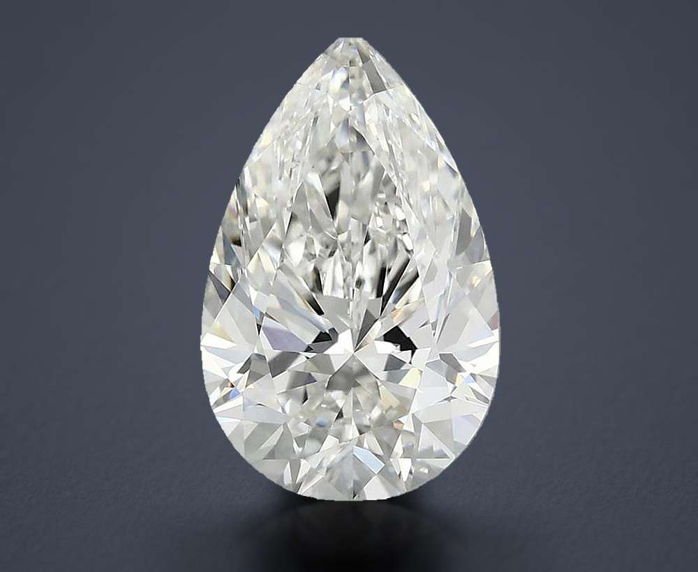 2.80 Carat Pear Lab Diamond