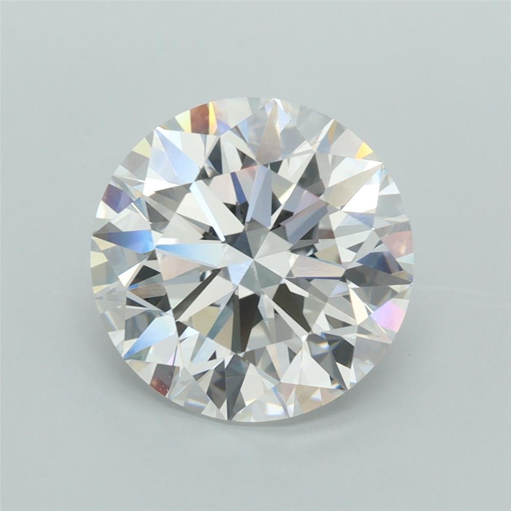 5.05ct E VVS1 Rare Carat Ideal Cut Round Lab Grown Diamond