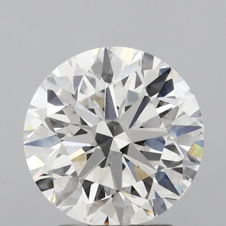 2.60ct F SI1 Very Good Cut Round Lab Grown Diamond
