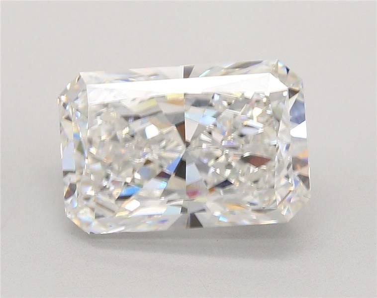 4.90ct E VVS2 Rare Carat Ideal Cut Radiant Lab Grown Diamond