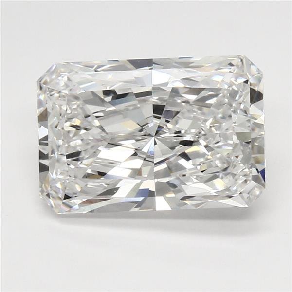 5.04ct F VS2 Rare Carat Ideal Cut Radiant Lab Grown Diamond