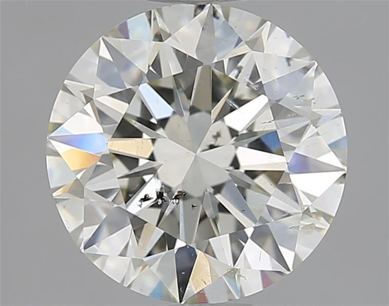 1.71ct K SI2 Rare Carat Ideal Cut Round Diamond