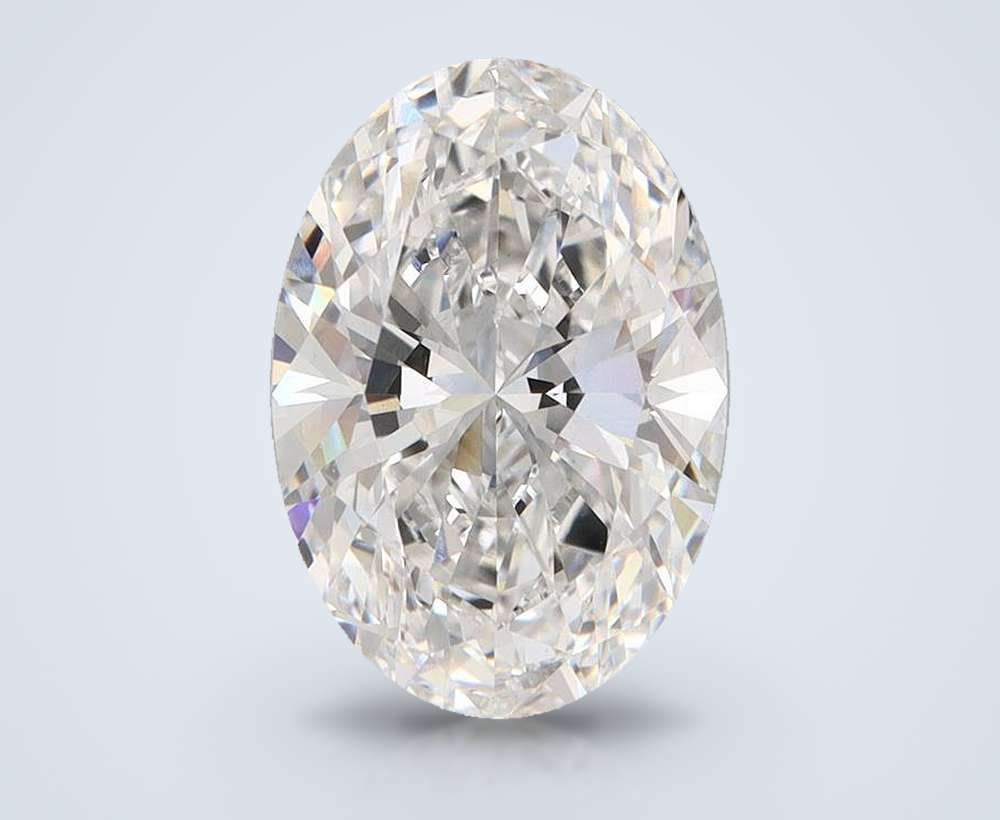 3.76 Carat Oval Lab Diamond