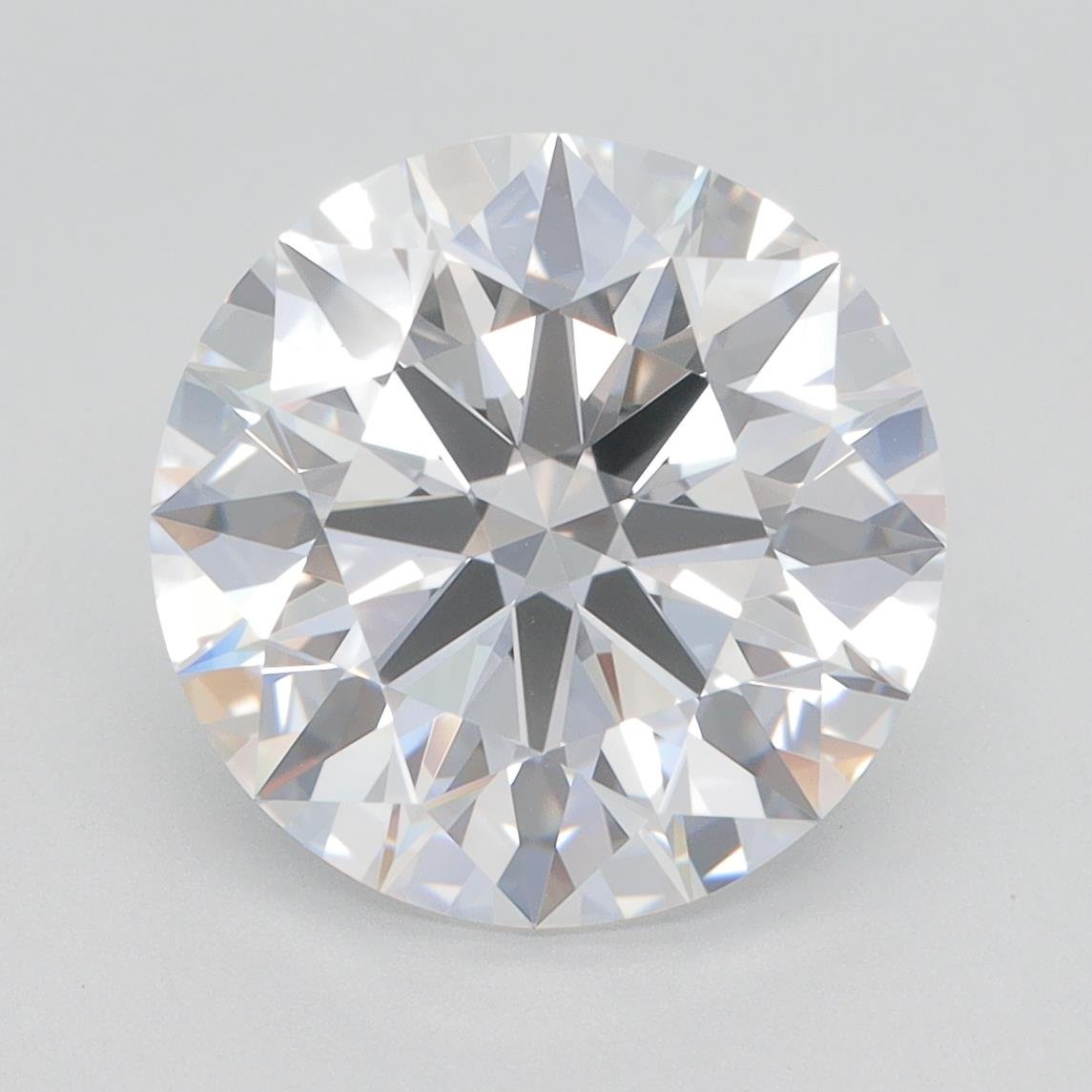 5.01ct D VVS1 Rare Carat Ideal Cut Round Lab Grown Diamond