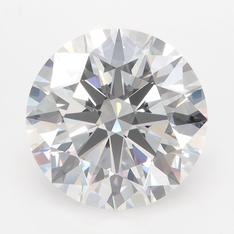 4.28ct D IF Rare Carat Ideal Cut Round Lab Grown Diamond