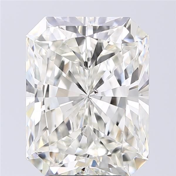 5.22ct J SI1 Very Good Cut Radiant Diamond