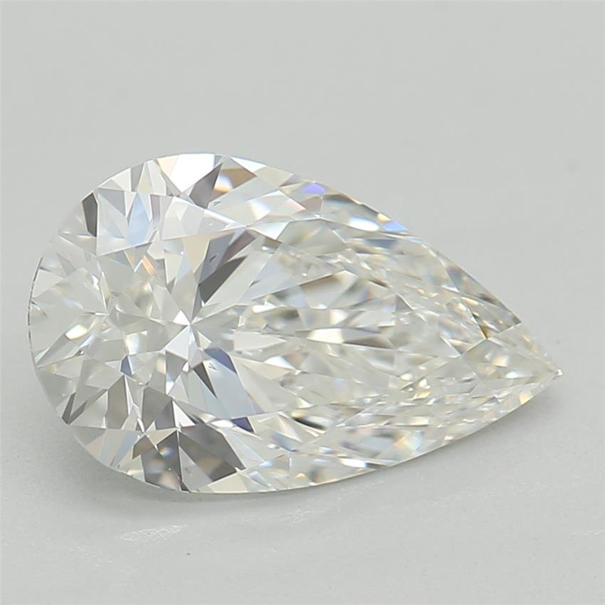 1.08ct E VS2 Rare Carat Ideal Cut Pear Lab Grown Diamond