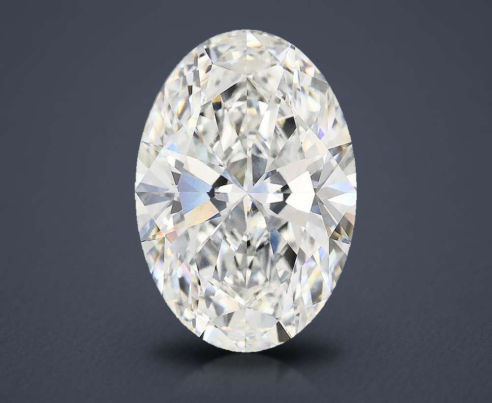 10.80 Carat Oval Lab Diamond