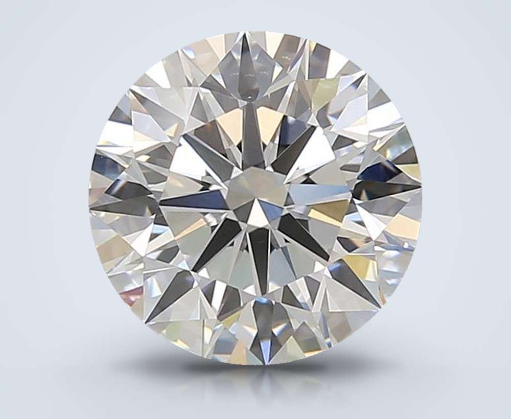 3.08 Carat Round Lab Diamond