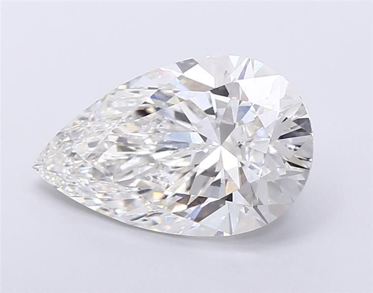 7.07 Carat Pear Lab Diamond