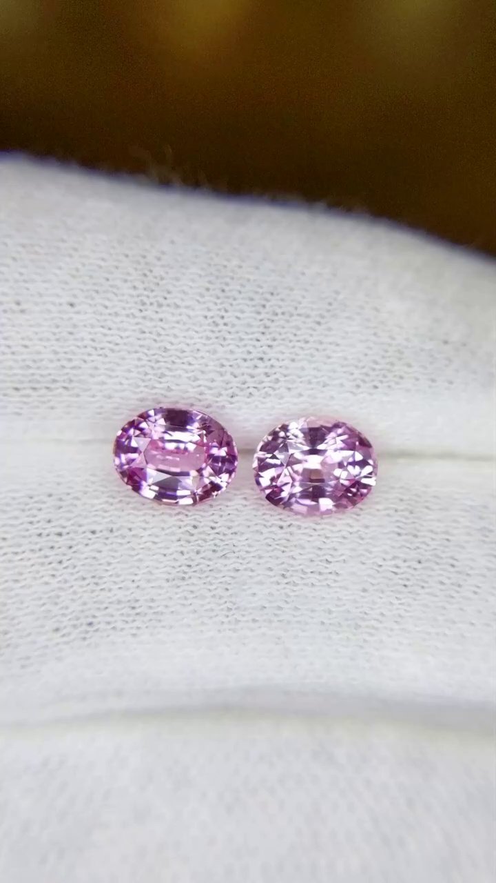 3.06 Carat Pink Oval Sapphire