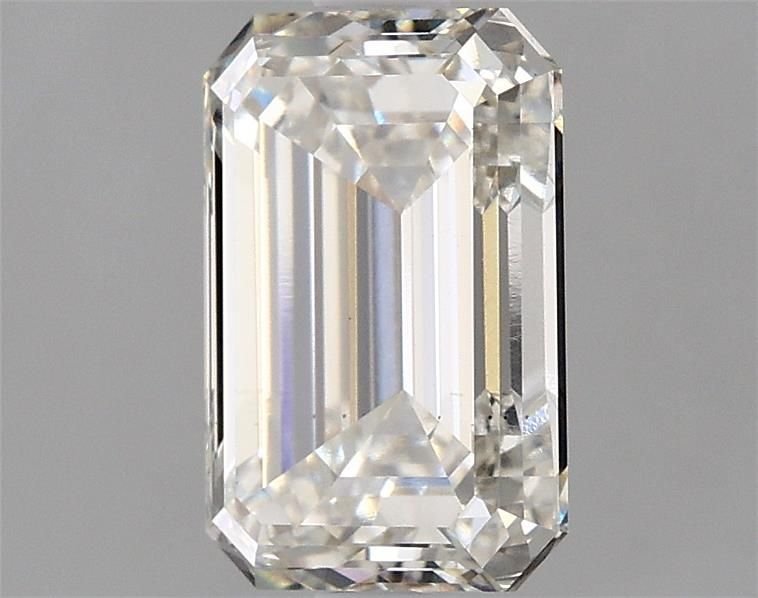 2.69ct H VS2 Rare Carat Ideal Cut Emerald Lab Grown Diamond