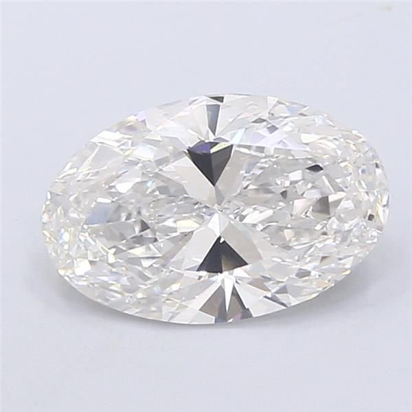 5.50ct F VS1 Rare Carat Ideal Cut Oval Lab Grown Diamond