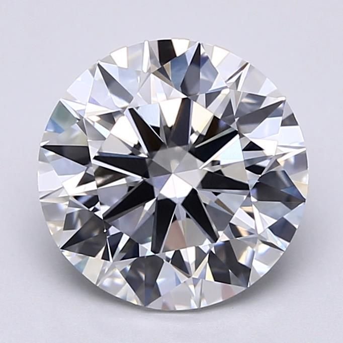3.83ct E VVS2 Rare Carat Ideal Cut Round Lab Grown Diamond