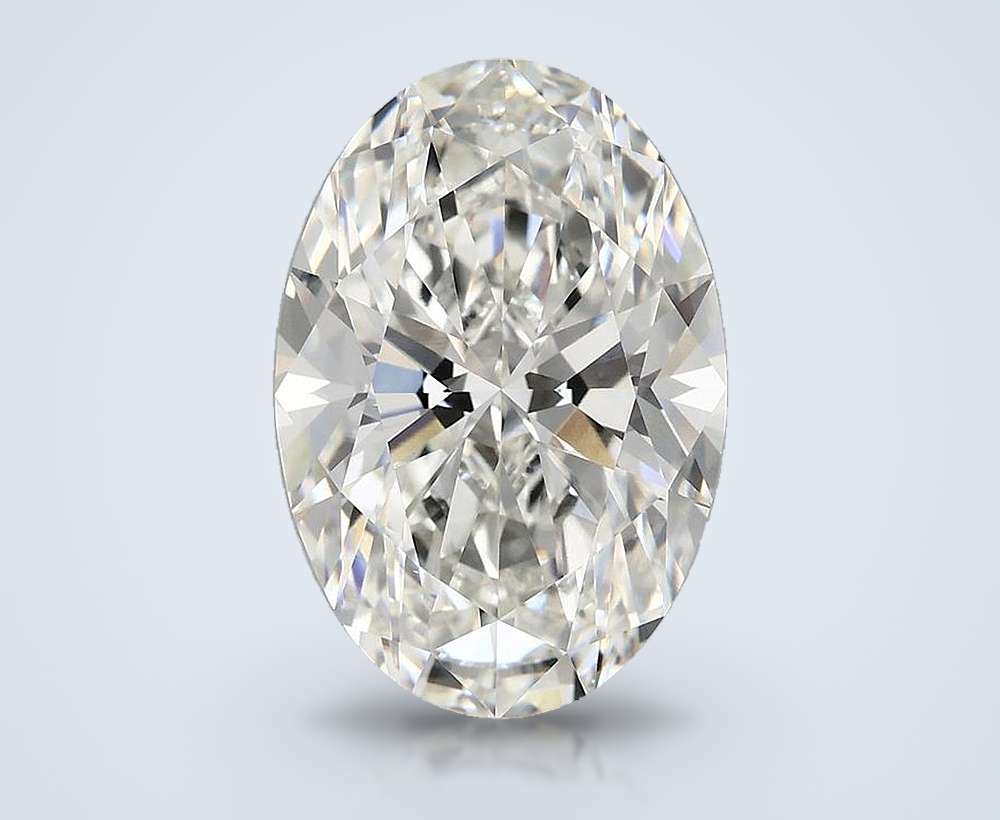 6.00 Carat Oval Lab Diamond