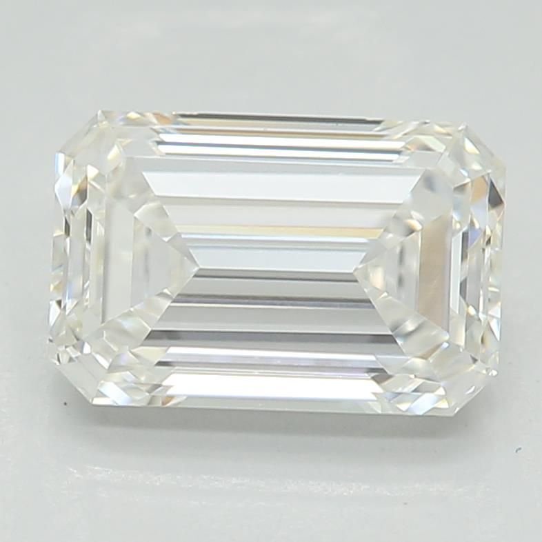 1.02ct F VVS2 Rare Carat Ideal Cut Emerald Lab Grown Diamond