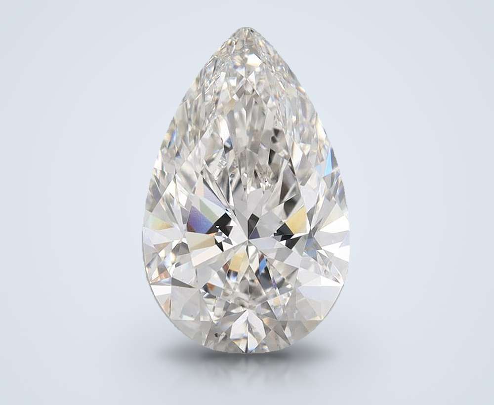4.02 Carat Pear Lab Diamond
