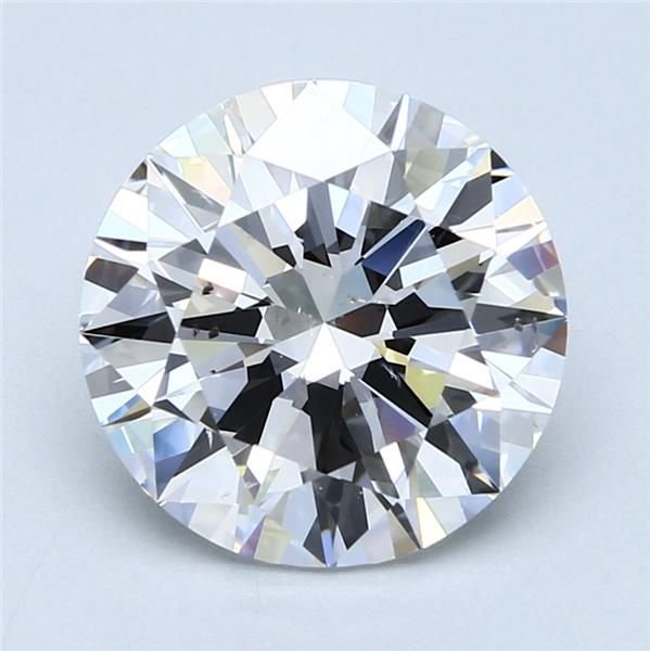 4.41ct D SI1 Rare Carat Ideal Cut Round Diamond