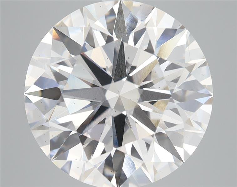 8.06ct F VS2 Rare Carat Ideal Cut Round Lab Grown Diamond