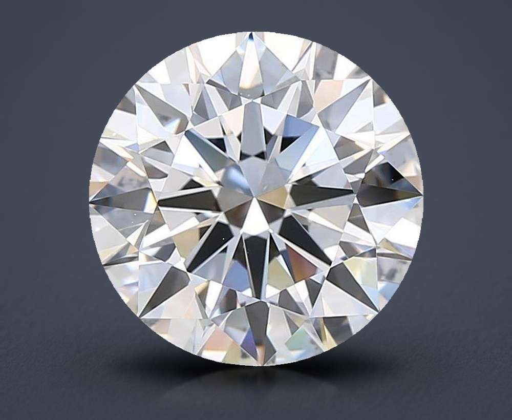 4.21 Carat Round Lab Diamond