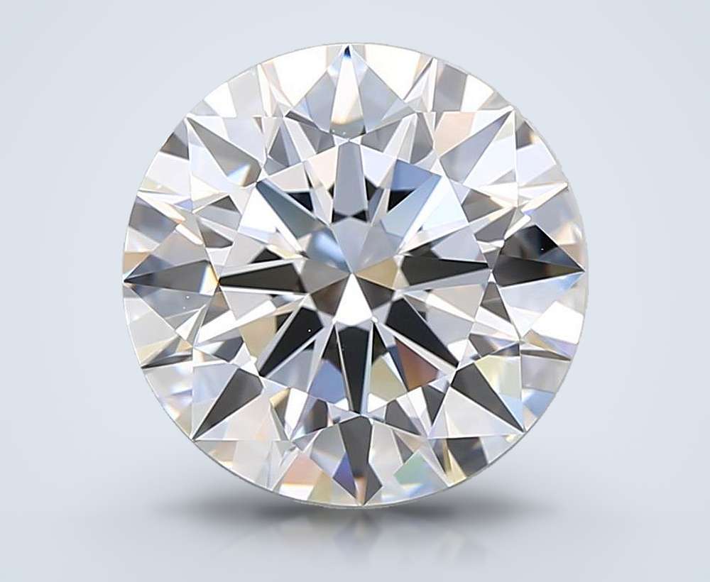 4.21 Carat Round Lab Diamond