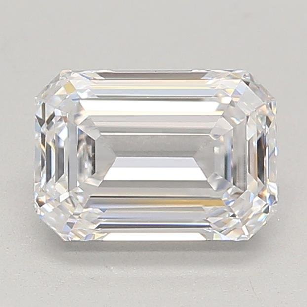 0.97ct D VVS2 Rare Carat Ideal Cut Emerald Lab Grown Diamond