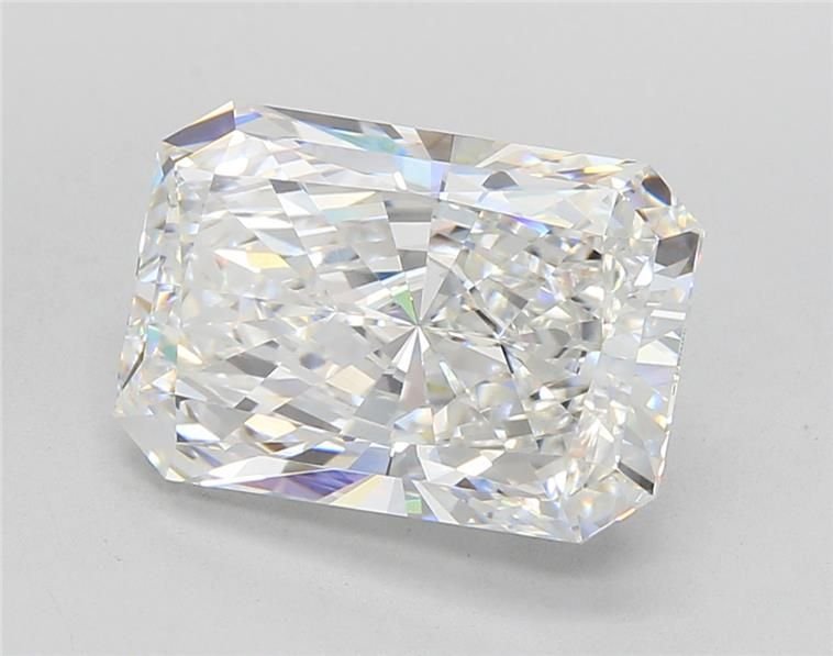 5.53ct E VVS2 Rare Carat Ideal Cut Radiant Lab Grown Diamond
