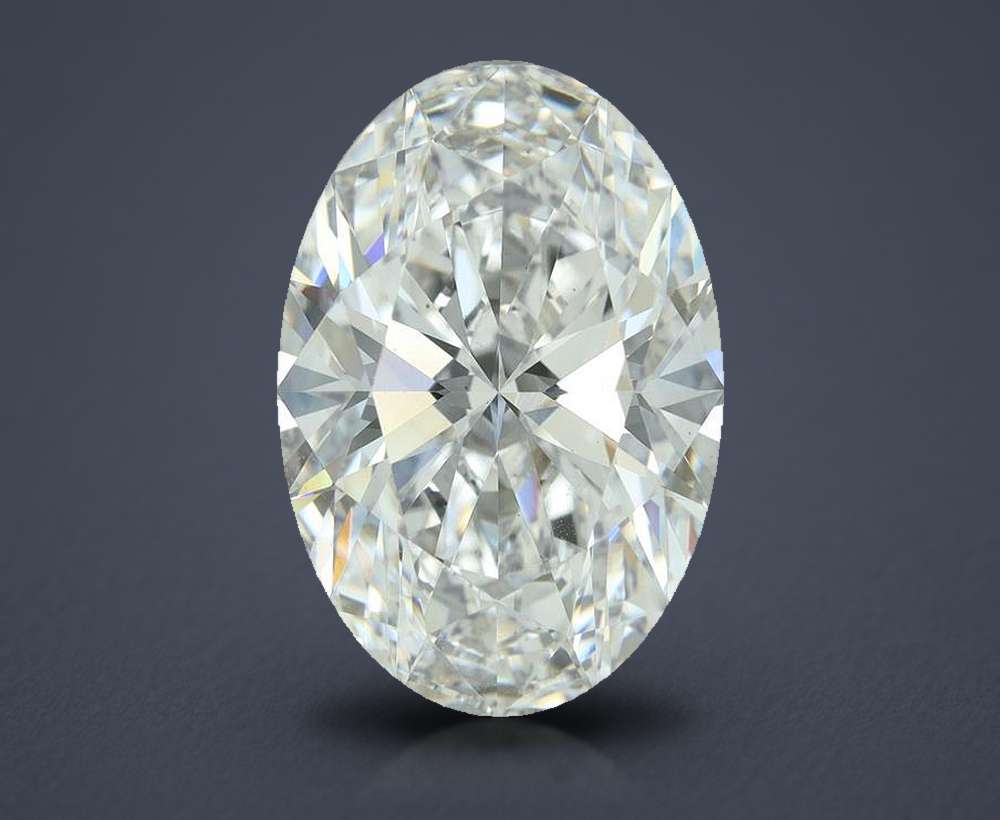 7.01 Carat Oval Lab Diamond