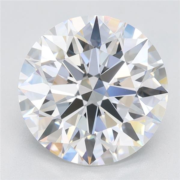 2.77ct D VVS1 Rare Carat Ideal Cut Round Lab Grown Diamond