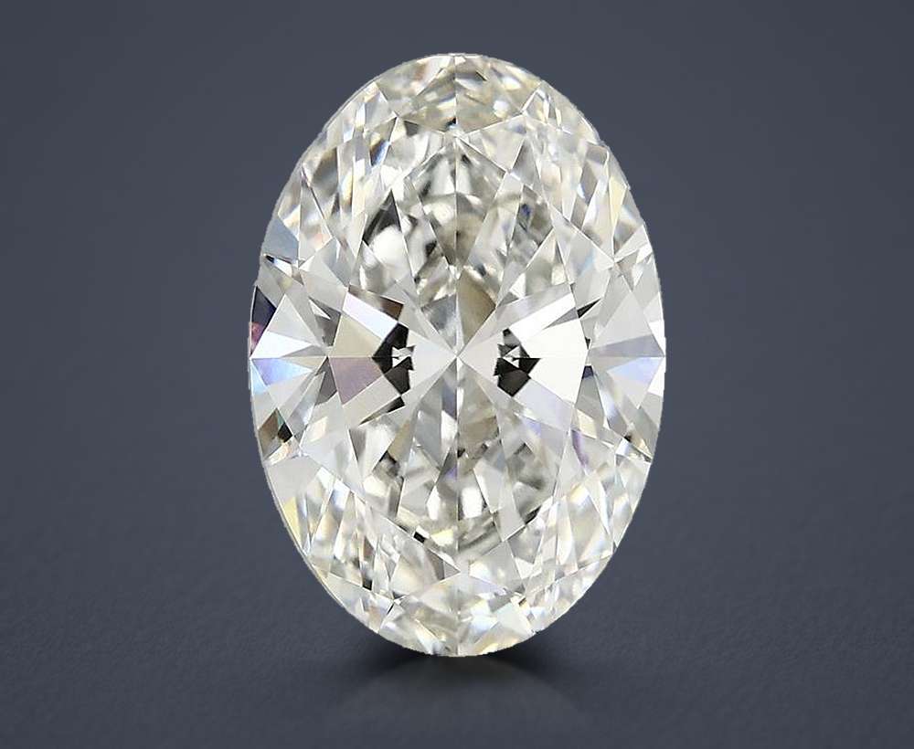 3.87 Carat Oval Lab Diamond