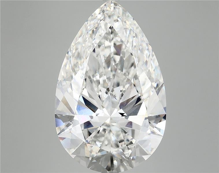 10.34ct F VVS2 Rare Carat Ideal Cut Pear Lab Grown Diamond