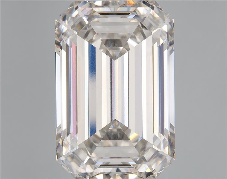 22.35ct G VVS2 Rare Carat Ideal Cut Emerald Lab Grown Diamond