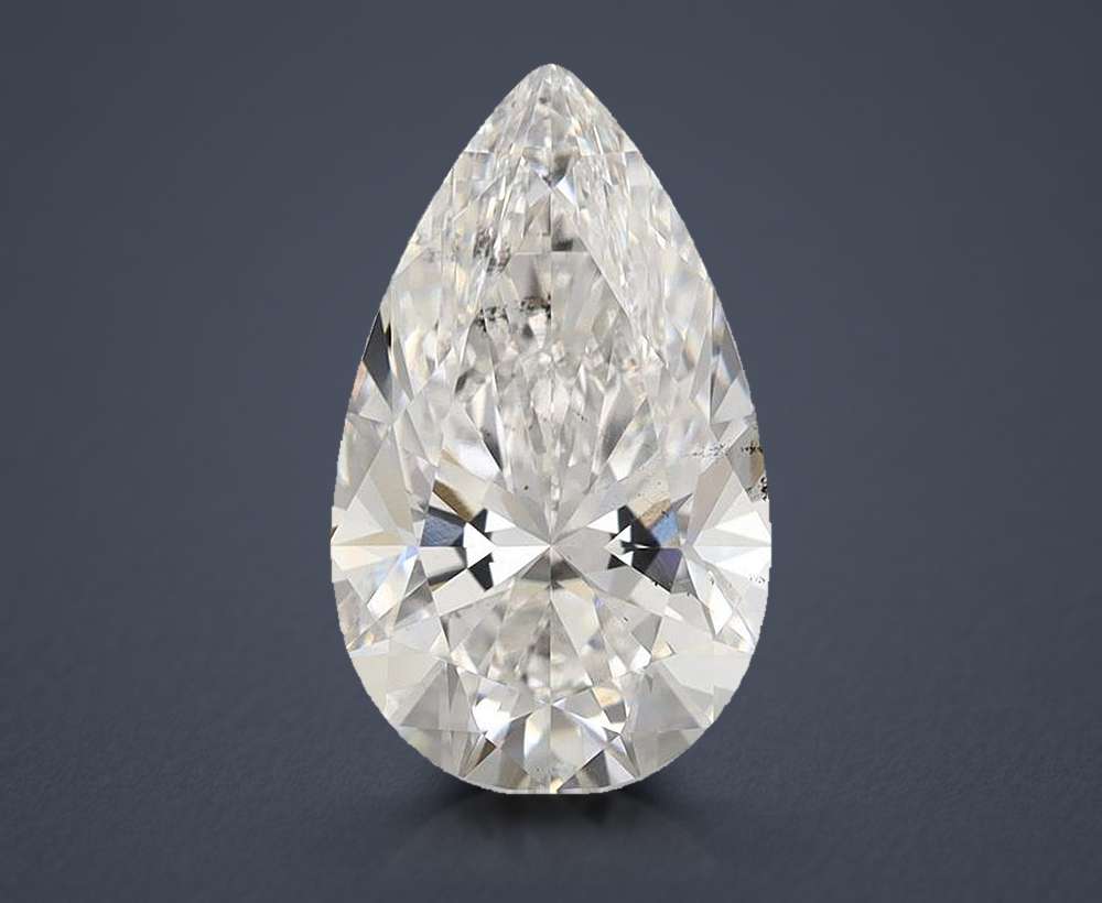 3.60 Carat Pear Lab Diamond