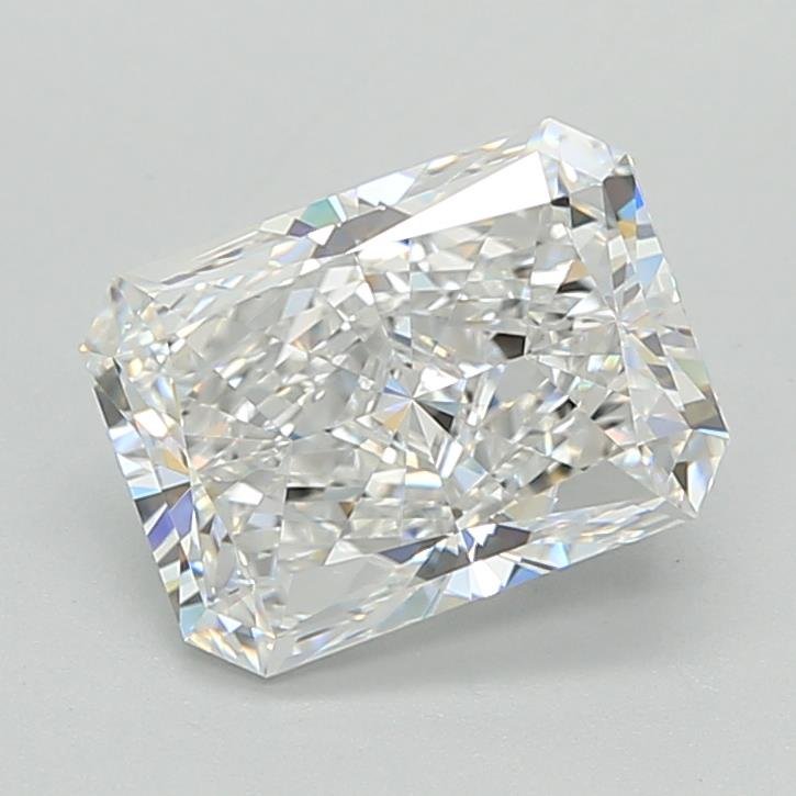 2.50ct D VVS1 Rare Carat Ideal Cut Radiant Lab Grown Diamond