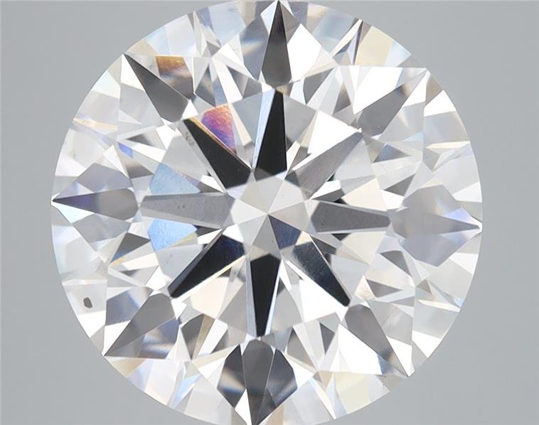 6.16ct G VS2 Rare Carat Ideal Cut Round Lab Grown Diamond