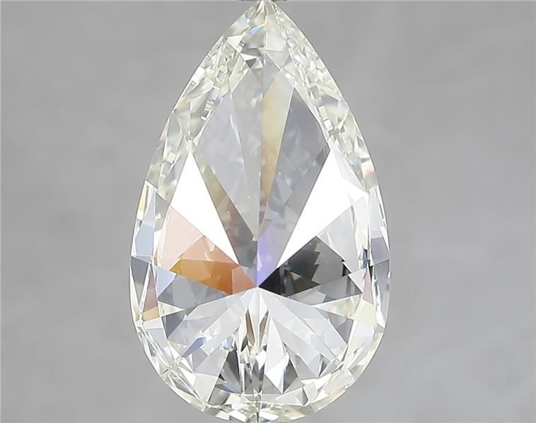 4.02ct K VVS2 Rare Carat Ideal Cut Pear Diamond