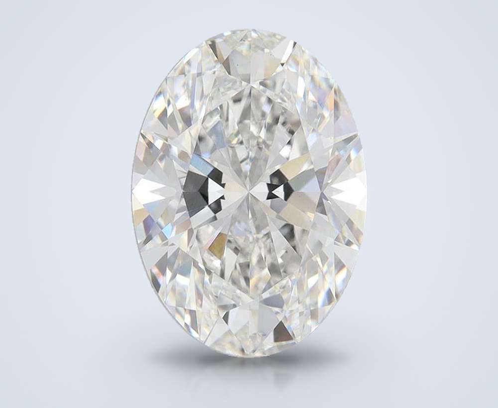 5.78 Carat Oval Lab Diamond
