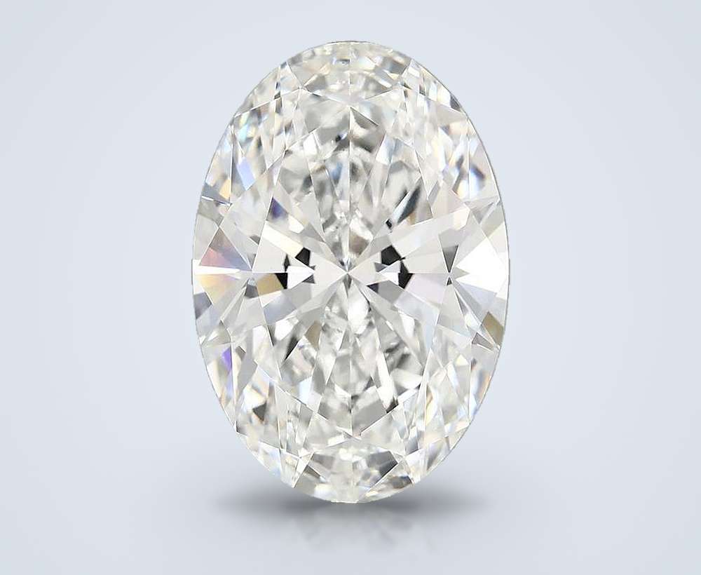 9.77 Carat Oval Lab Diamond