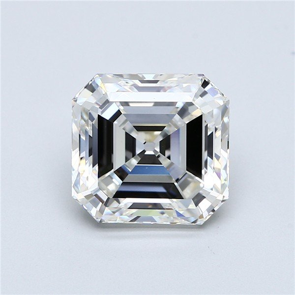 5.04ct G VVS2 Rare Carat Ideal Cut Asscher Diamond