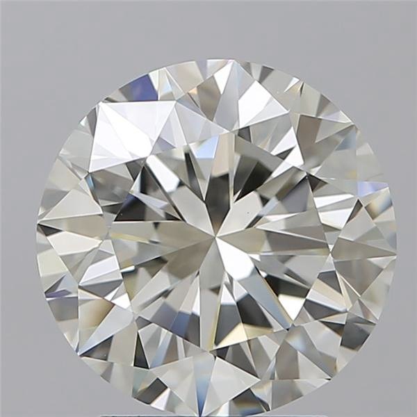 3.01ct J VVS1 Rare Carat Ideal Cut Round Diamond