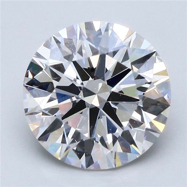 4.77ct F VS2 Rare Carat Ideal Cut Round Diamond