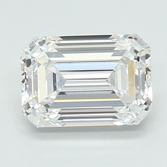 1.10ct D VVS2 Rare Carat Ideal Cut Emerald Lab Grown Diamond