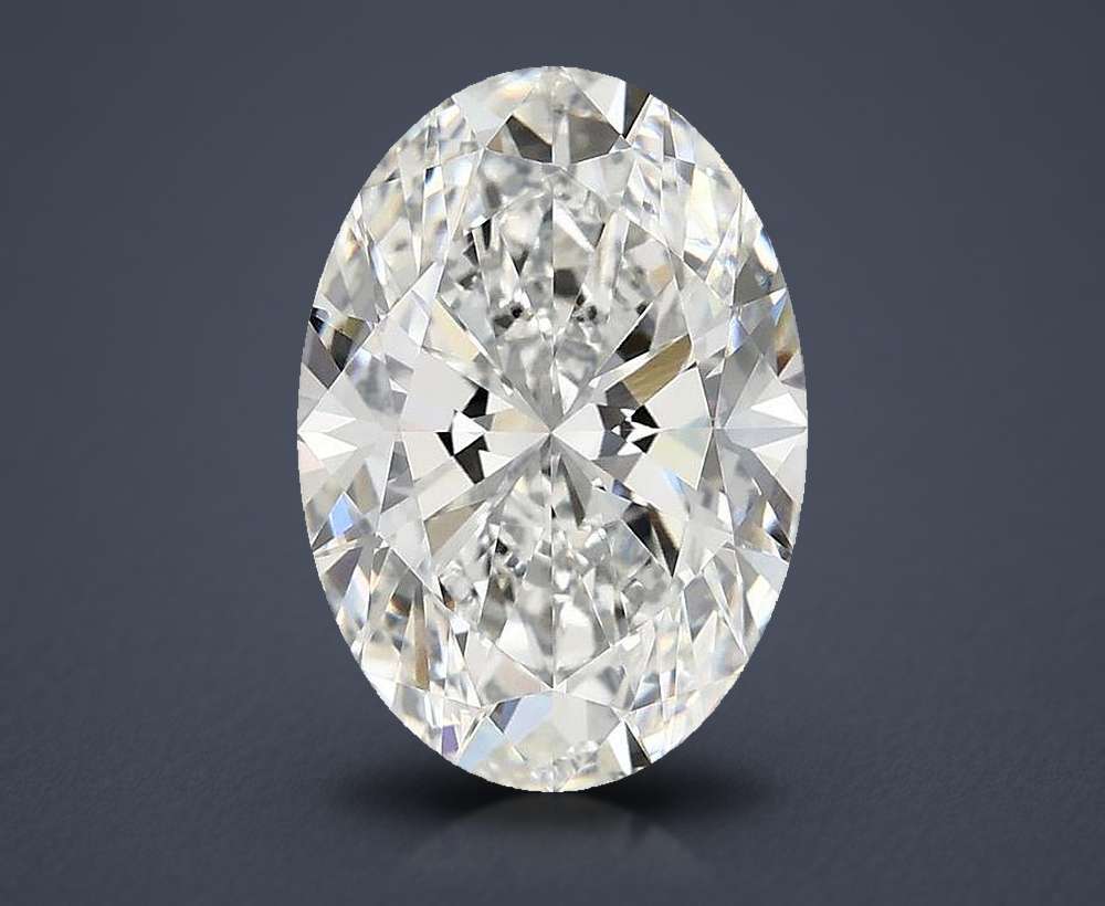3.84 Carat Oval Lab Diamond