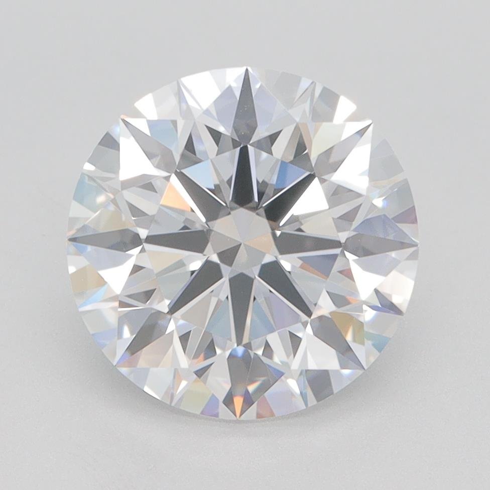 3.03ct D VVS2 Rare Carat Ideal Cut Round Lab Grown Diamond