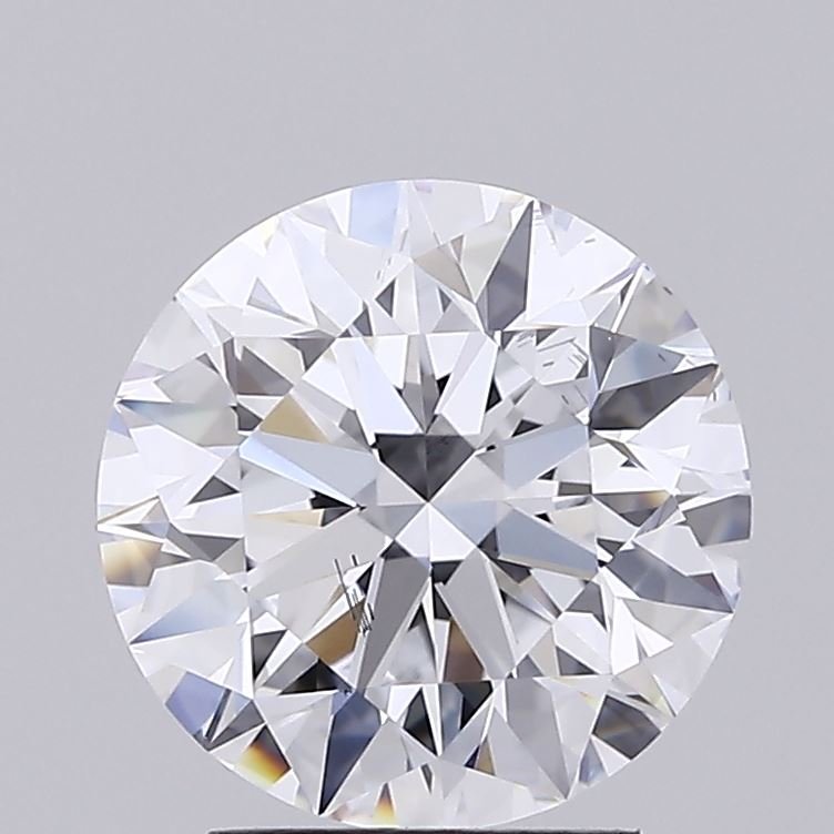 3.04ct D SI1 Excellent Cut Round Lab Grown Diamond