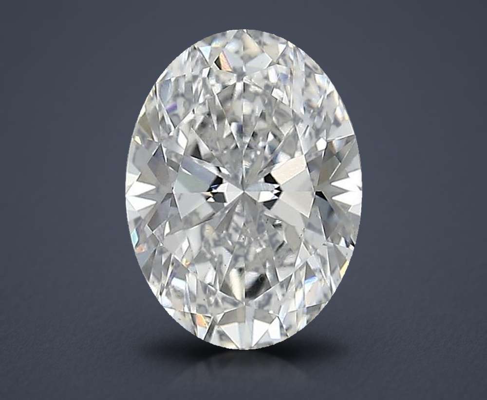 1.61 Carat Oval Lab Diamond