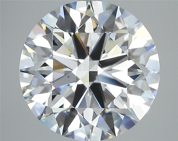 4.85ct E VS2 Rare Carat Ideal Cut Round Diamond