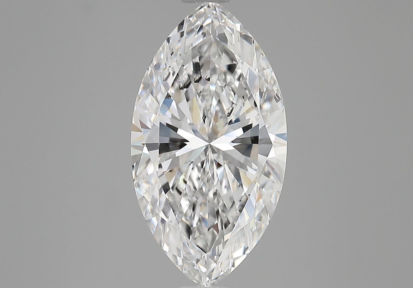 3.51ct E SI2 Rare Carat Ideal Cut Marquise Diamond